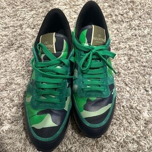 Mens Camo Valentino Sneakers